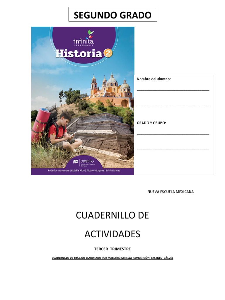 Cuadernillo De Segundo Grado Pdf