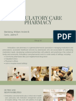 Ambulatory Care Pharmacy Group 18