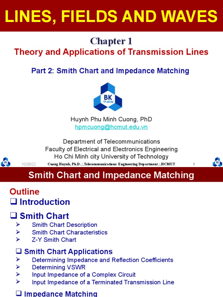 Chapter 1 Theory and Applications of Transmission Lines - Part 2 | PDF ...