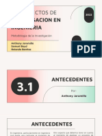 Proyecto de Invest. en Ing.