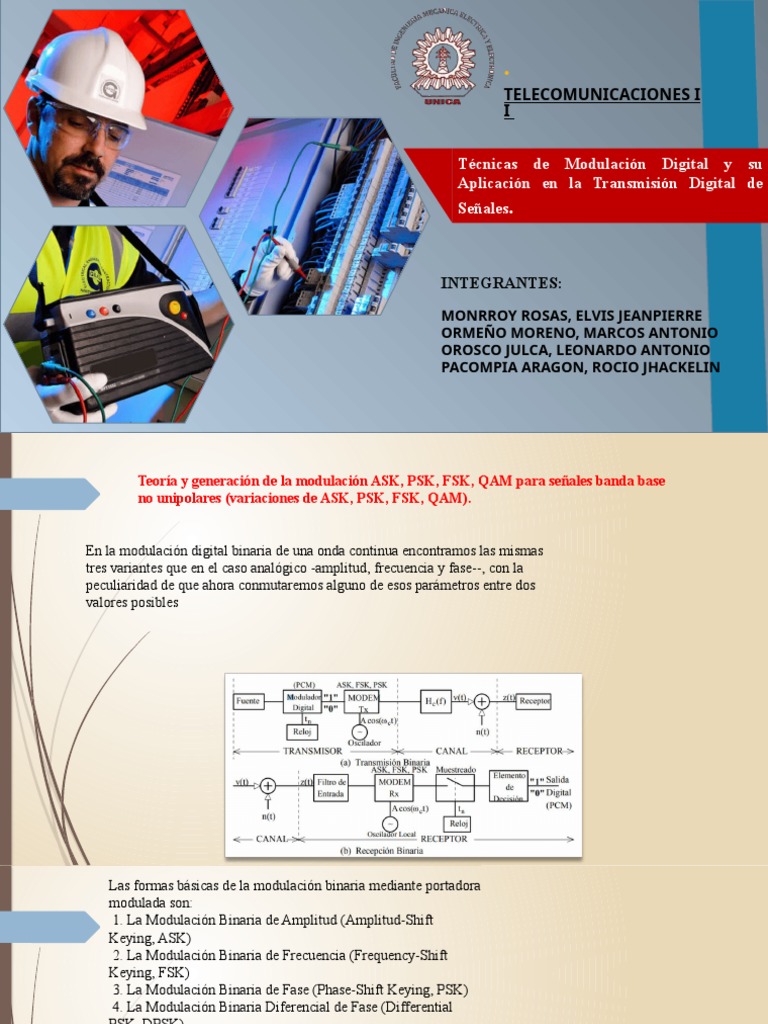 Técnicas de Modulación Digital en Telecomunicaciones | PDF | Modulación ...