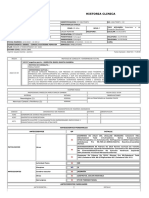 Historia Clinica: Neurologico (1) Nervioso Central y Periferico