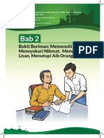 BAB 2 Bukti Beriman Memenuhi Janji, Mensyukuri Nikmat, Memelihara Lisan