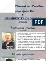 Presidentes México