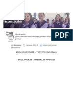 Reporte - Test Vocacional - DTE - SEP - Gob - MX