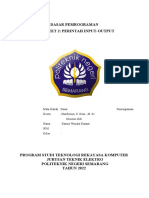 Job Sheet 2-Perintah Input Output