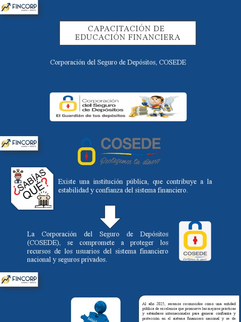 Presentación Corp - Seguro de Depósitos COSEDE Sept.22 2022 | PDF ...
