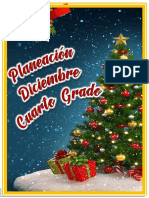 Planeacion 4to Grado Diciembre