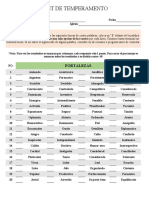 Test de Temperamento