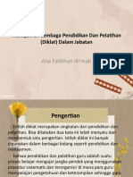 Manajemen Lembaga Pendidikan Dan Pelatihan (Diklat)