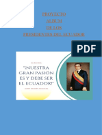Proyecto Album de Los Presidentes Del Ecuador