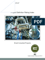 Project Definition Rating Index - Small IndustrialProjects