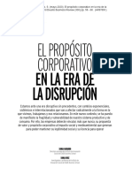 El Propósito Corporativo en La Era de La Disrupción