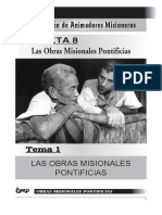 OMP 8 - Formación de Animadores Misioneros - Las Obras Misionales Pontificias