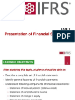 IAS 1 Presentation of Financial Statements