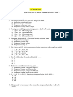 Latihan Soal Himpunan