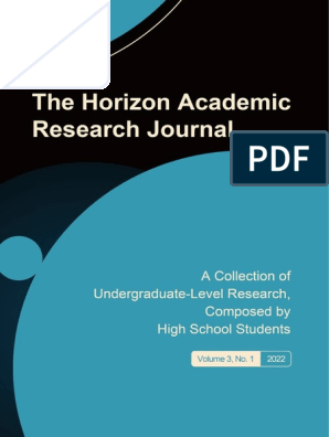 Horizon Academic Research Journal Vol. 3 No. 1