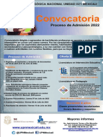 Convocatoria Licenciaturas 2022