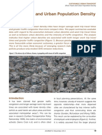 Urban Travel and Urban Population Density