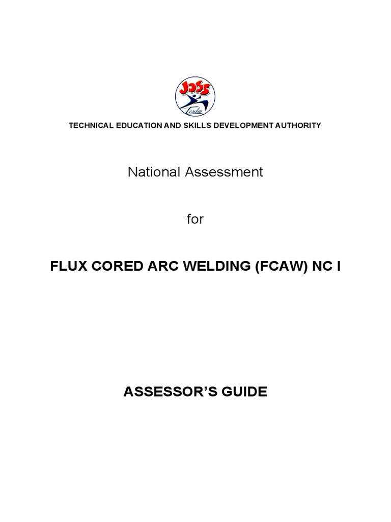 Assessor's Guide PDF Welding Construction