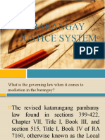 12.2. Barangay Justice System
