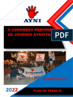 Plan de Trabajo Congreso Juventud