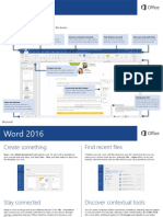 Word 2016 QUICK START WIN