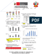 I Simulacro de Matemática de 1er Año 2022