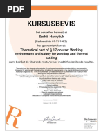 Rybners Kursuscenter-Certificate