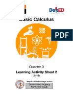 LAS Basic-Calculus Q3 W2 Limits