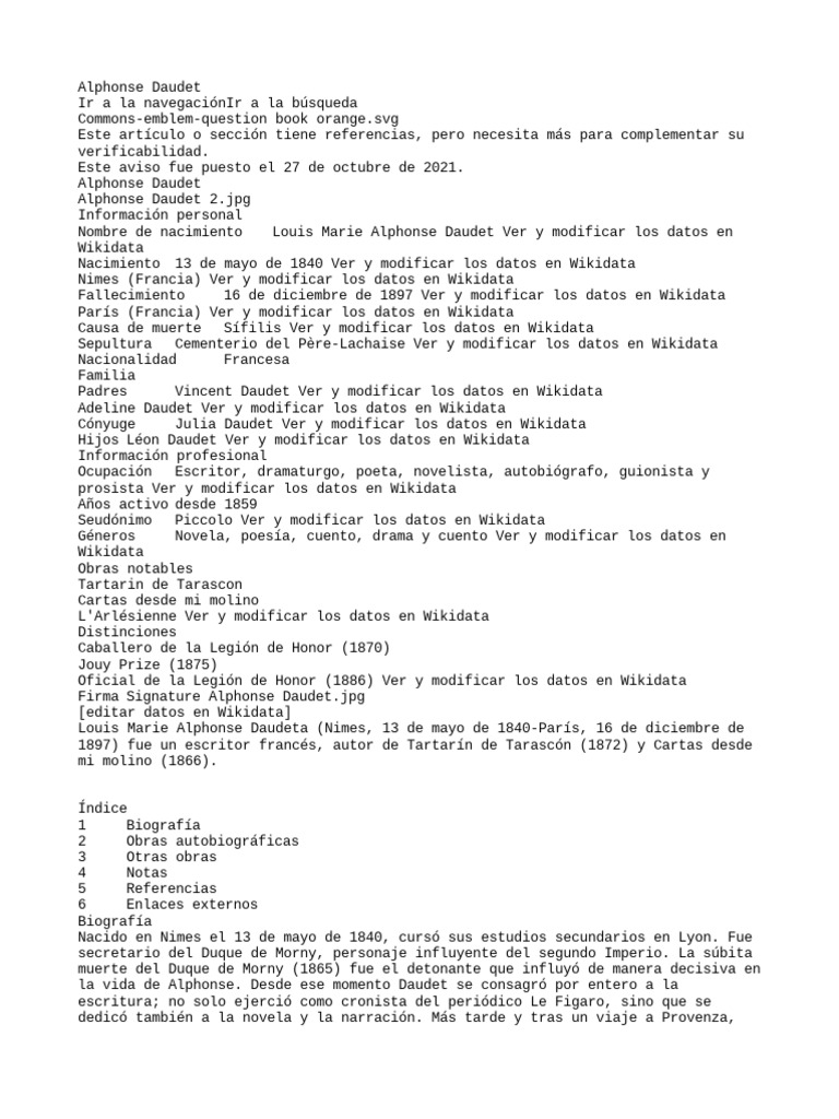 Alphonse Daudet PDF