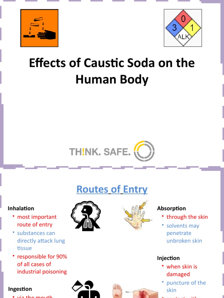 Effects of Caustic Soda on the Human Body A Comprehensive Review of