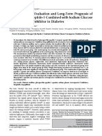 Clinical Efficacy Evaluation and Longterm Prognosis of Glucagonlike Peptide1 Combined With Sodium Glucose Cotransporters