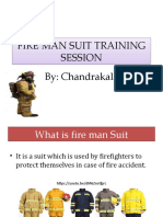 Fire Man Suit Training Session