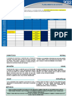 Rotina Semanal: Planejamento de Estudos