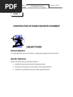 Download Unit 7  CONSTRUCTION OF RIGIDCONCRETE PAVEMENT  by Zara Nabilah  SN60301052 doc pdf