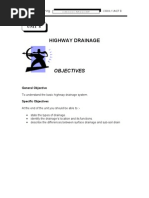 Unit 8 ( HIGHWAY DRAINAGE )