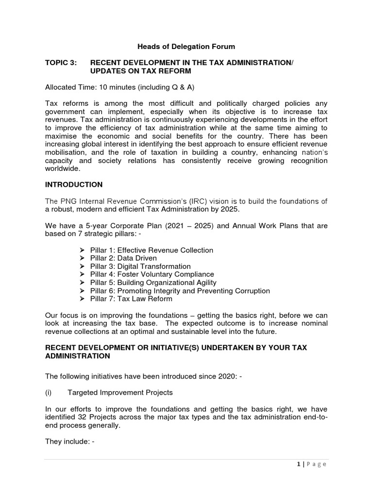 HOD 13 Papua New GuineaSlides PDF Taxes Value Added Tax