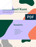 Trabalho de Filosofia Sobre Kant