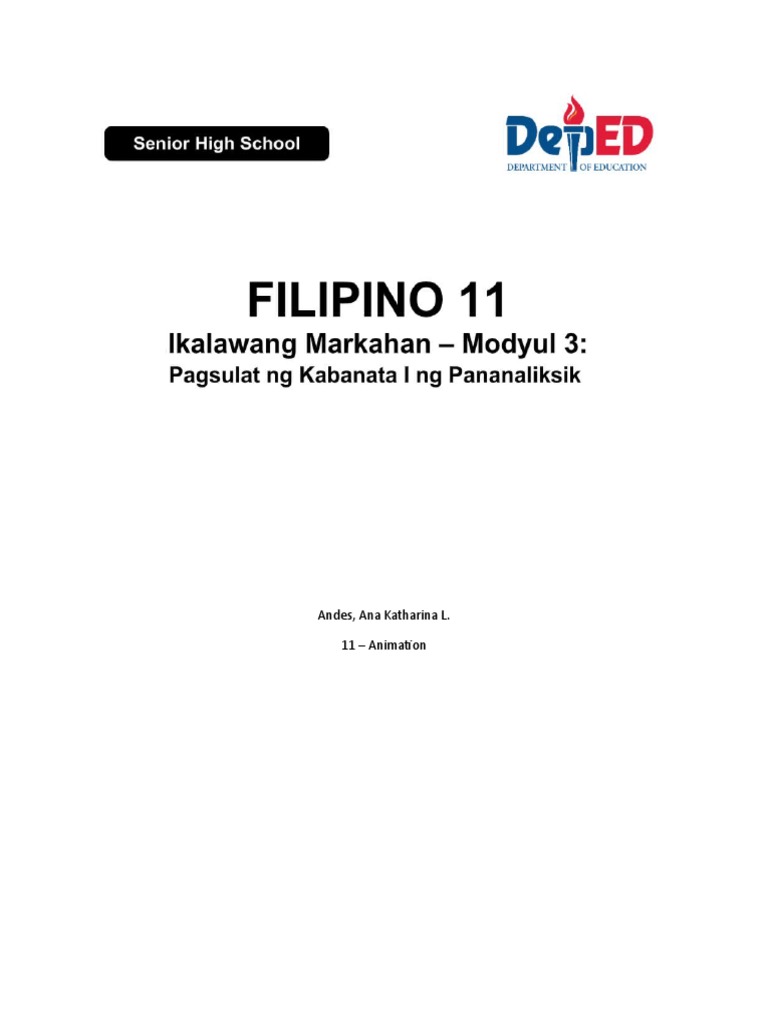 Module 3-Fil | PDF