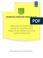 Rancangan Kebijalan Industri Daerah 2022-2026