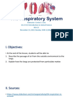 BSA 1C 11-14-2021 The Respiratory System