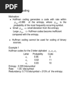 Notes 7 2013 - Arithmetic Coding