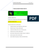Unit 9 (DESIGN OF SHEAR REINFORCEMENT)