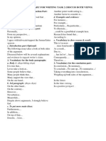 Writing Task 2 - Discuss Both Views