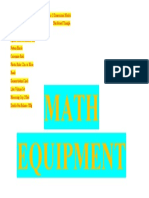 Math Equipment
