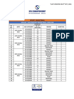 Basketball - Schedule - Hyd 2022