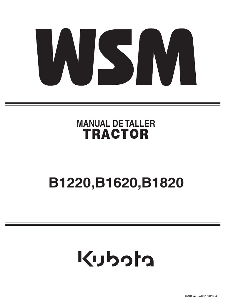 9Y111-02773-Taller B1620-B1820 | PDF | Bienes manufacturados