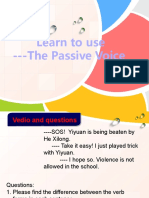 人教版必修二Unit2语法公开课learn to Use the Passive Voice