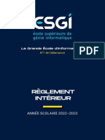 Règlement Intérieur 2022-2023